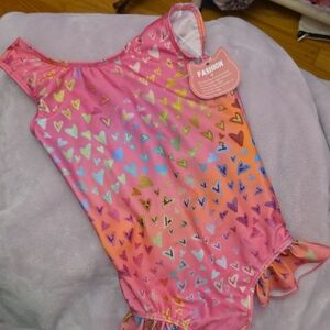 💚5/$20💚Colorful Heart Patterned swim Suit